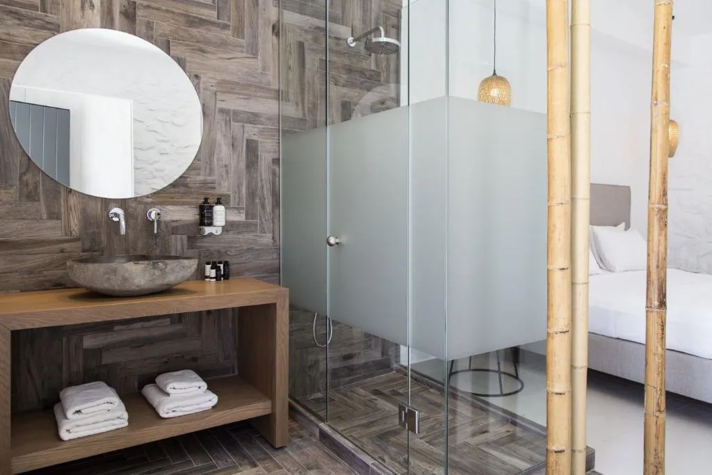 JUNIOR SUITE WITH JACUZZI Room, Ftelia Bay Boutique Hotel, Mykonos