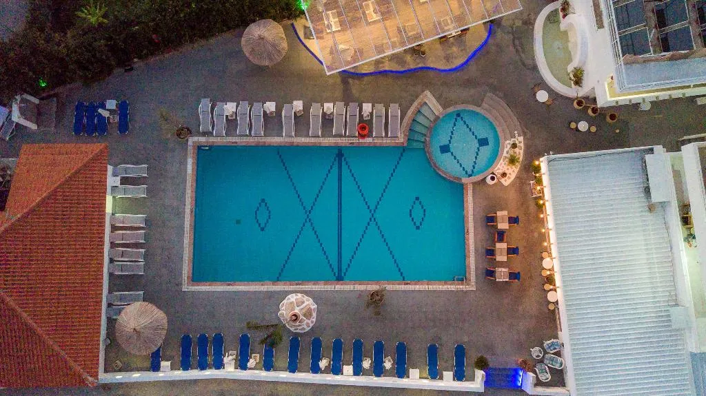 General view, Tinas Plus Hotel, Rhodes