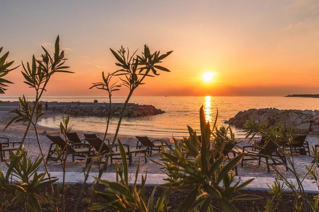 Beach, Valamar Pinia Hotel, Istria