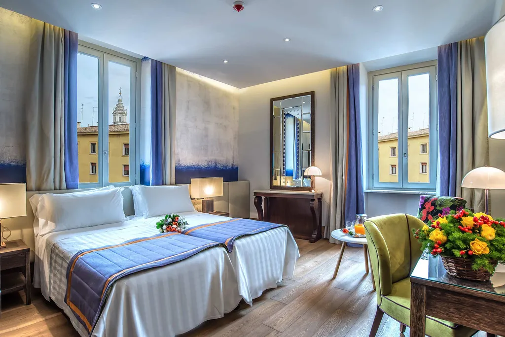 DOUBLE DELUXE Room, Martis Palace Hotel, Rome