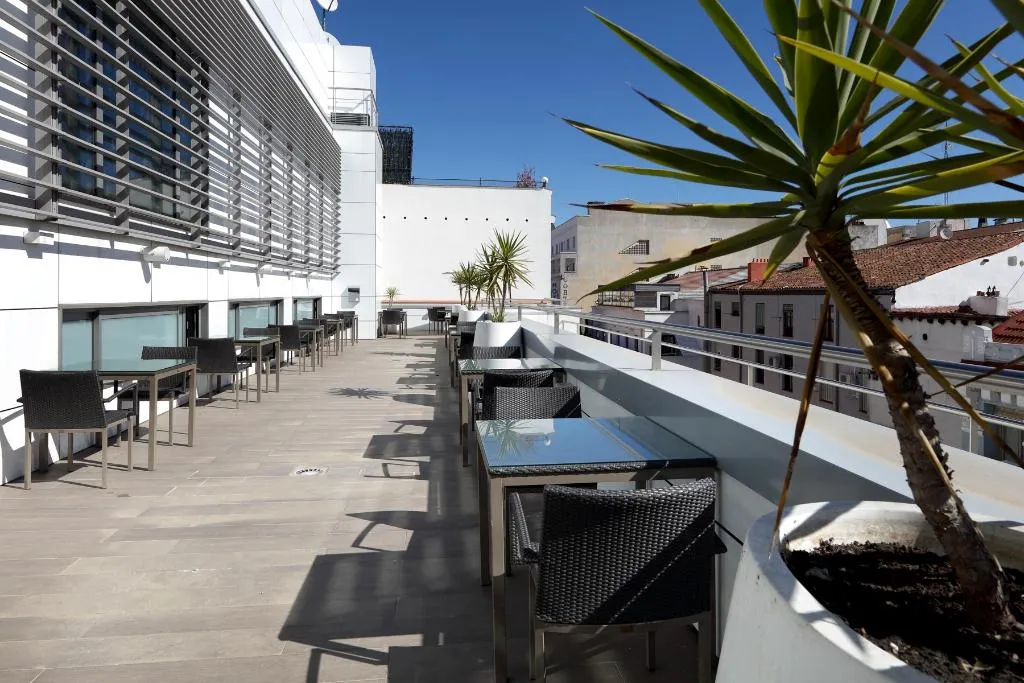 Terrace, Eurostars Plaza Mayor, Madrid