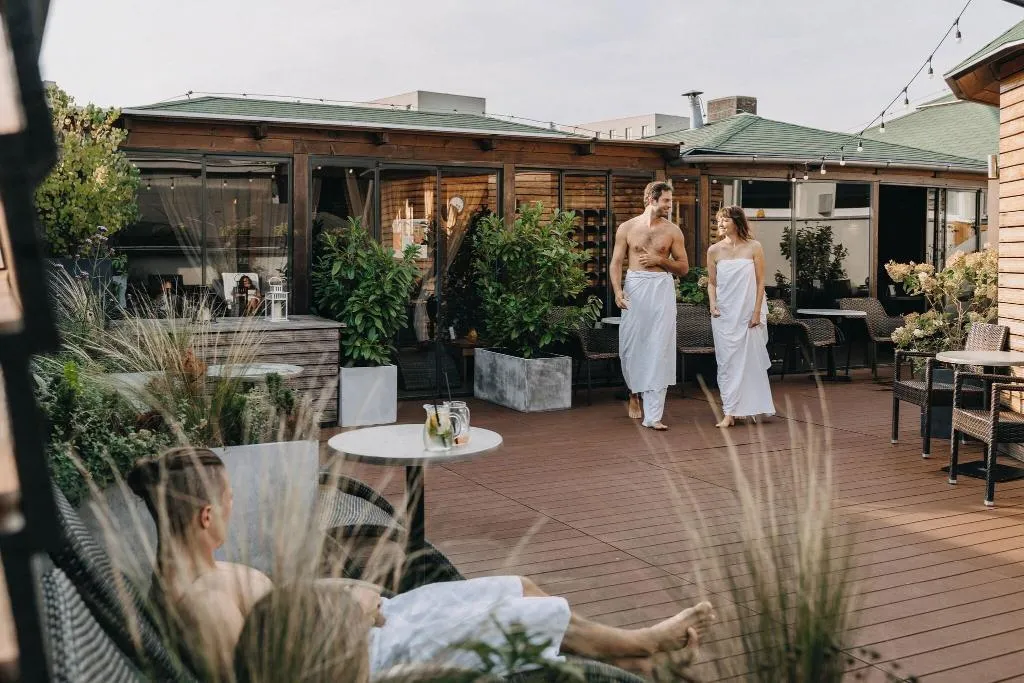 Terrace, Wellness Hotel Step, Prague