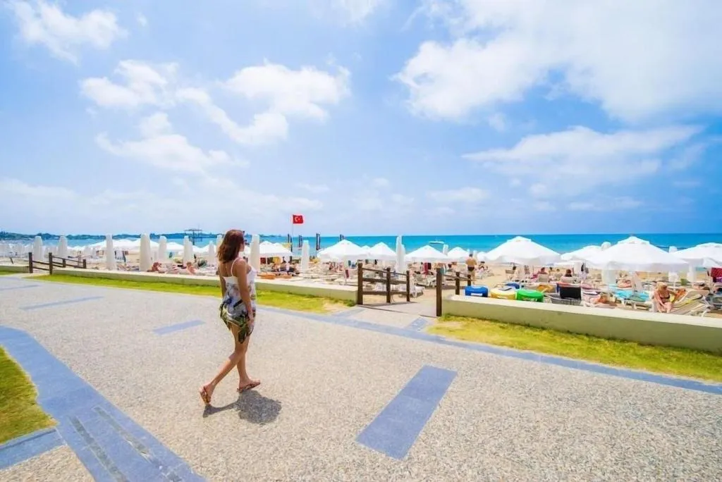 General view, Sandy Beach, Antalya