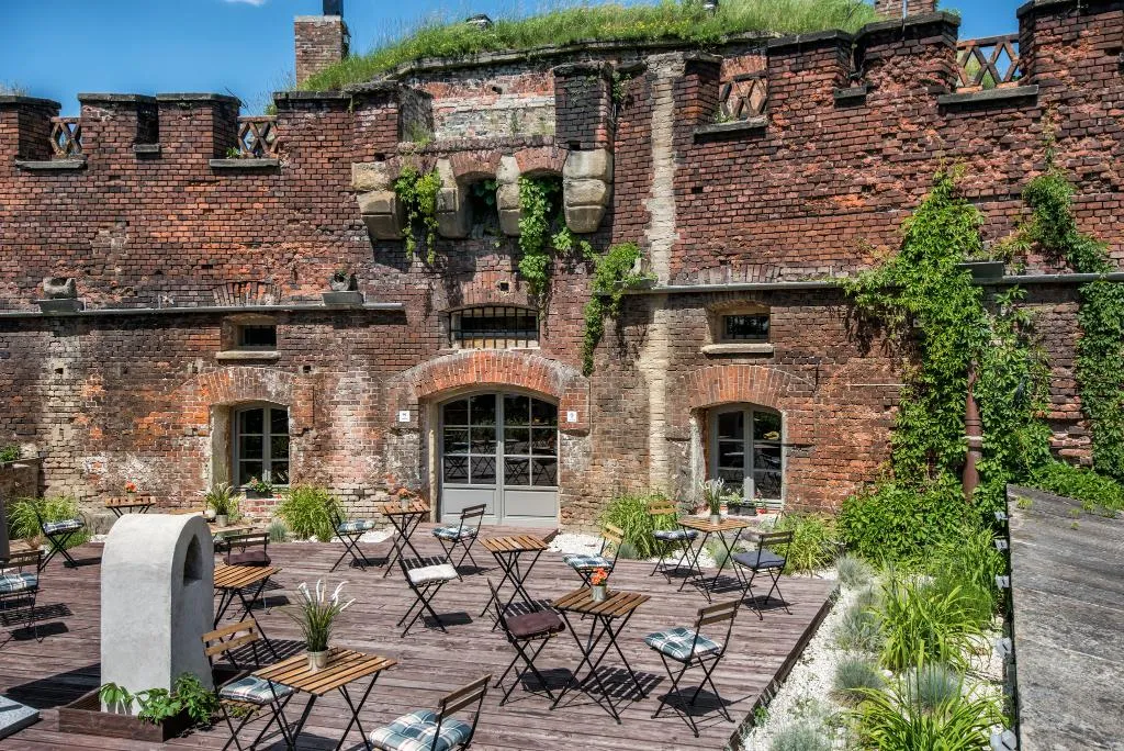 Terrace, Luneta Warszawska Hostel, Krakow