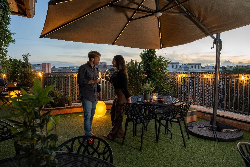 Terrace, Best Western Plus Globus Hotel, Rome