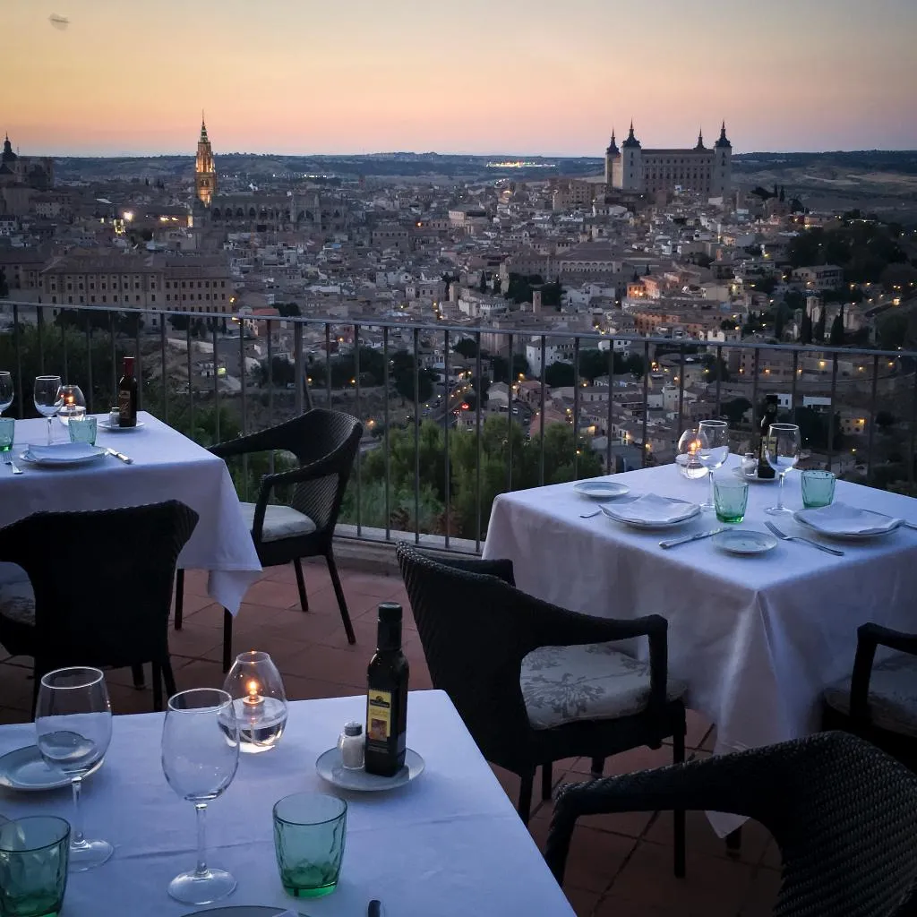 Terrace, Parador de Toledo, Madrid