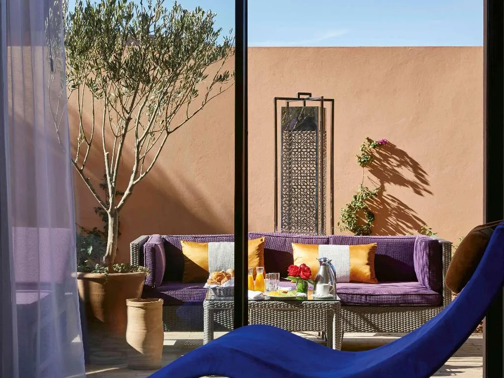 DOUBLE DELUXE GARDEN VIEW Room, Movenpick Hotel Mansour Eddahbi Marrakech, Marrakech