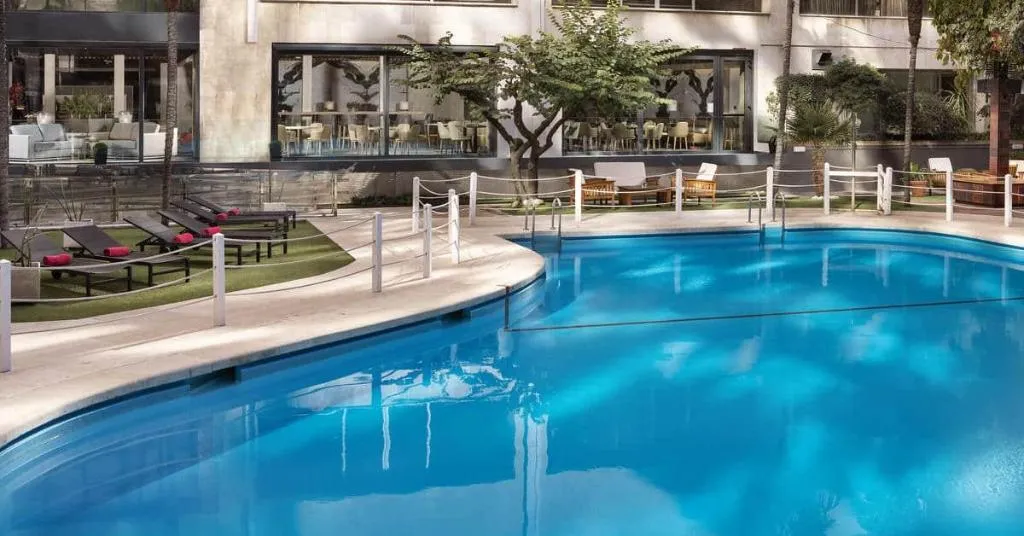 Pool, The Level At Hotel Melia Castilla, Madrid