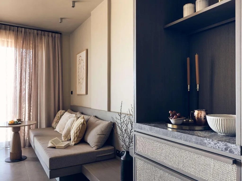 DOUBLE SEA VIEW KING BED Room, The Royal Senses Resort & Spa Crete, Curio Collect, Crete