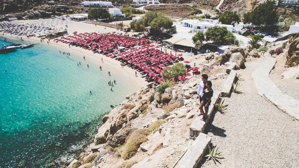 Beach, Super Paradise Hotel, Mykonos