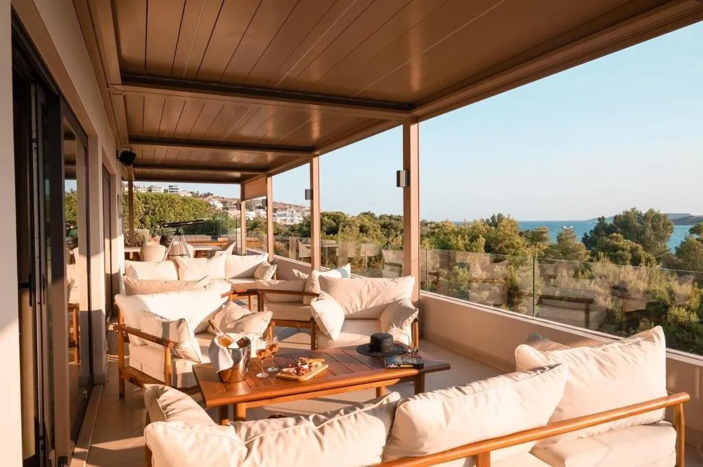 DOUBLE SEA VIEW KING BED Room, Somewhere Boutique Hotel Vouliagmeni, Athens
