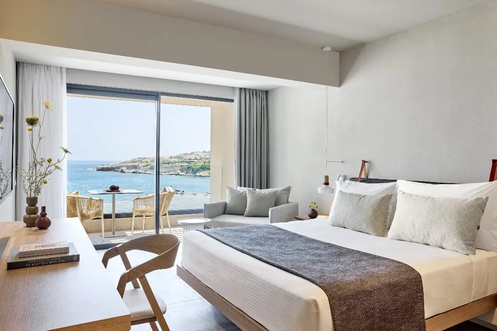 Double or Twin SUPERIOR SEA VIEW Room, Ella Elissa – Adults Only, Rhodes