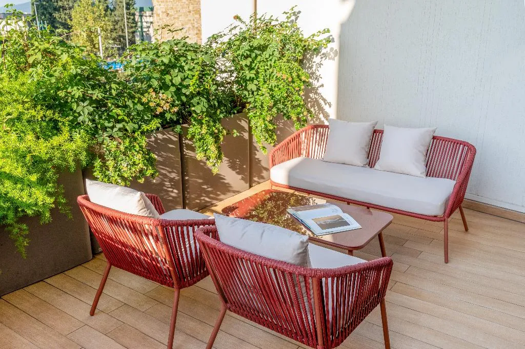 Double or Twin DELUXE WITH BALCONY Room, Starhotels Michelangelo Firenze, Florence