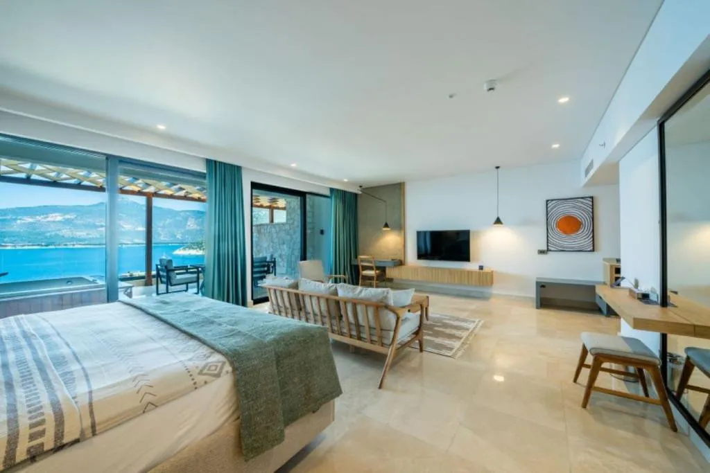 DOUBLE DELUXE SEA VIEW Room, Lures Hotel, Dalaman
