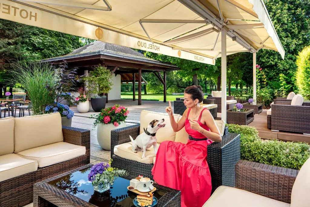 Terrace, Hotel Duo, Prague
