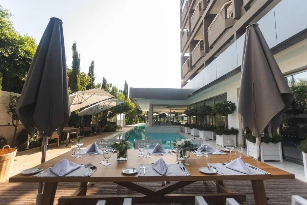 Terrace, Alasia Hotel, Cyprus