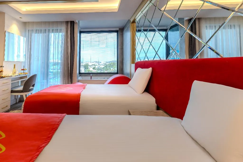DOUBLE SIDE SEA VIEW Room, Granada Luxury Red, Antalya