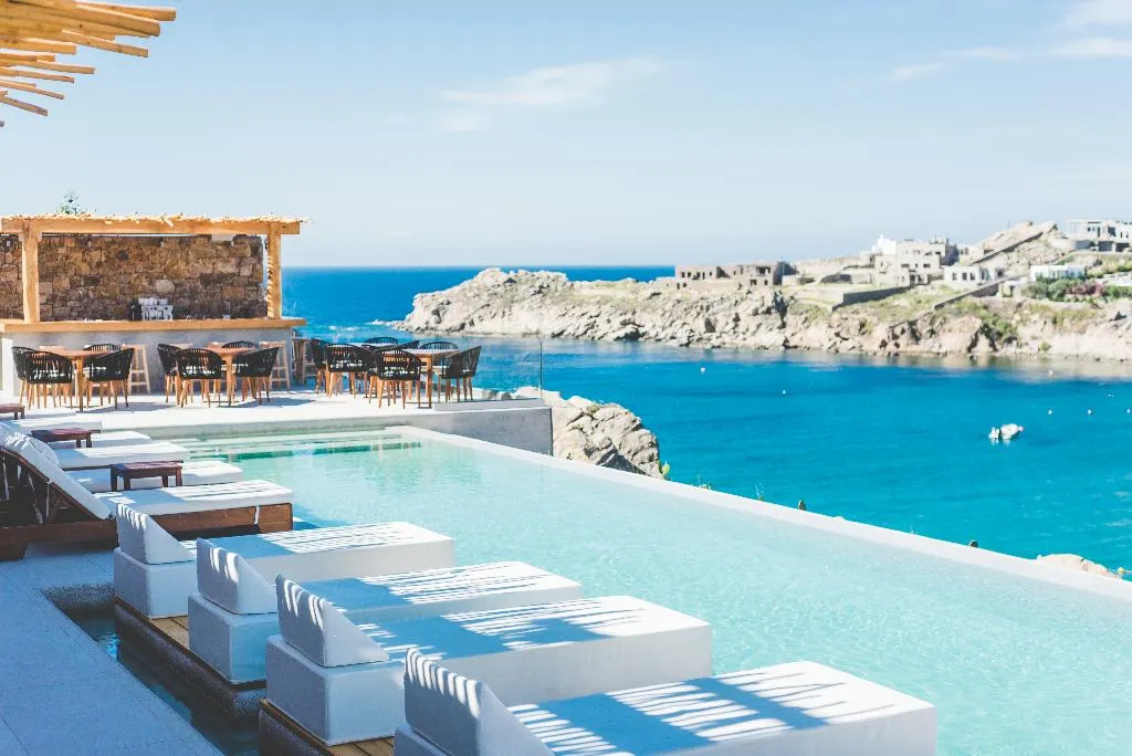 Pool, Super Paradise Hotel, Mykonos