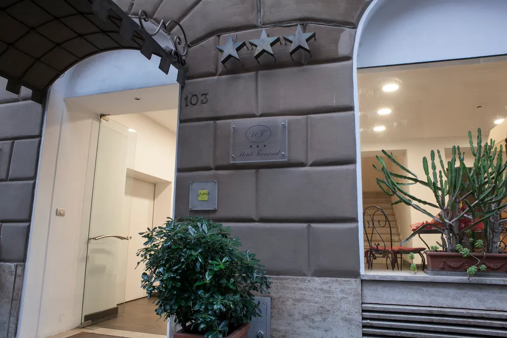 Lobby, Hotel Terminal, Rome
