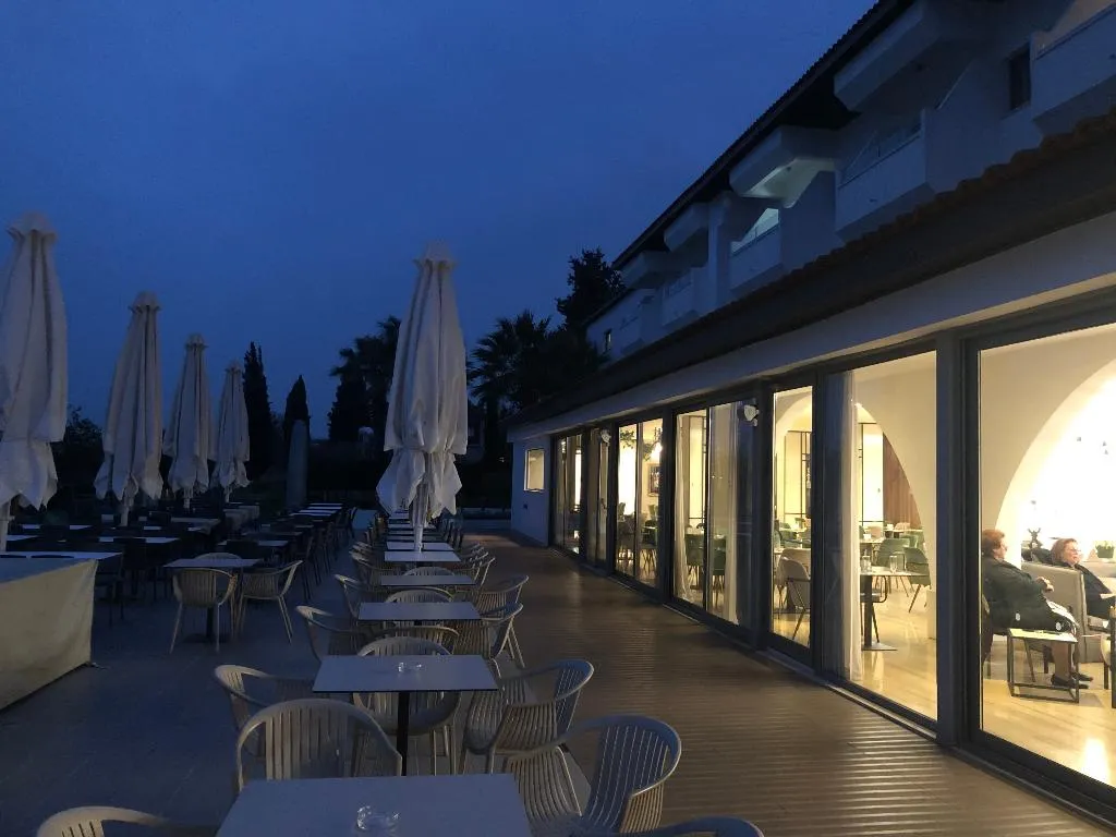 Terrace, Droushia Heights Hotel, Cyprus