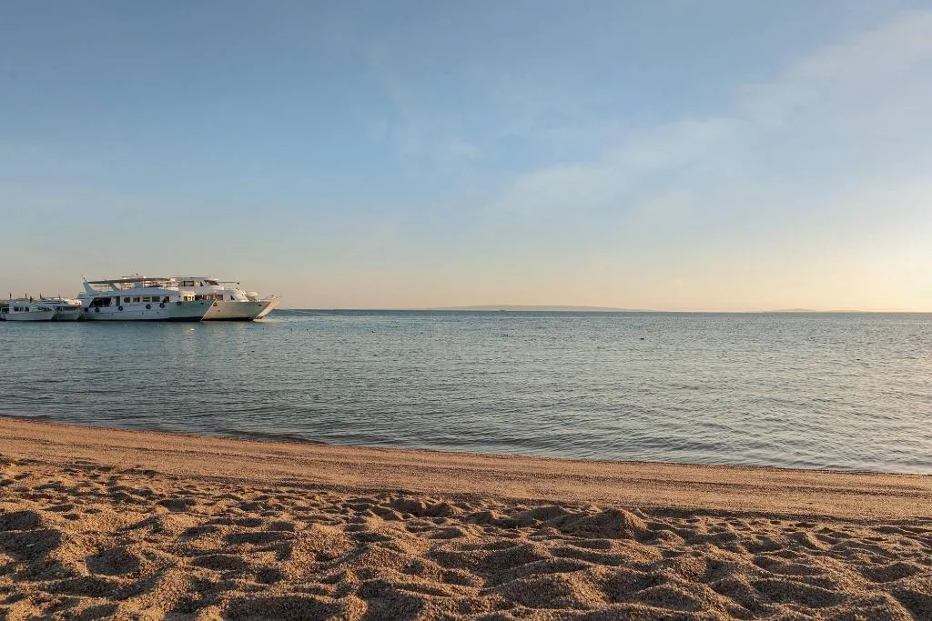 Beach, Grand Blue St Marea Hotel & Aqua Park, Red Sea Riviera