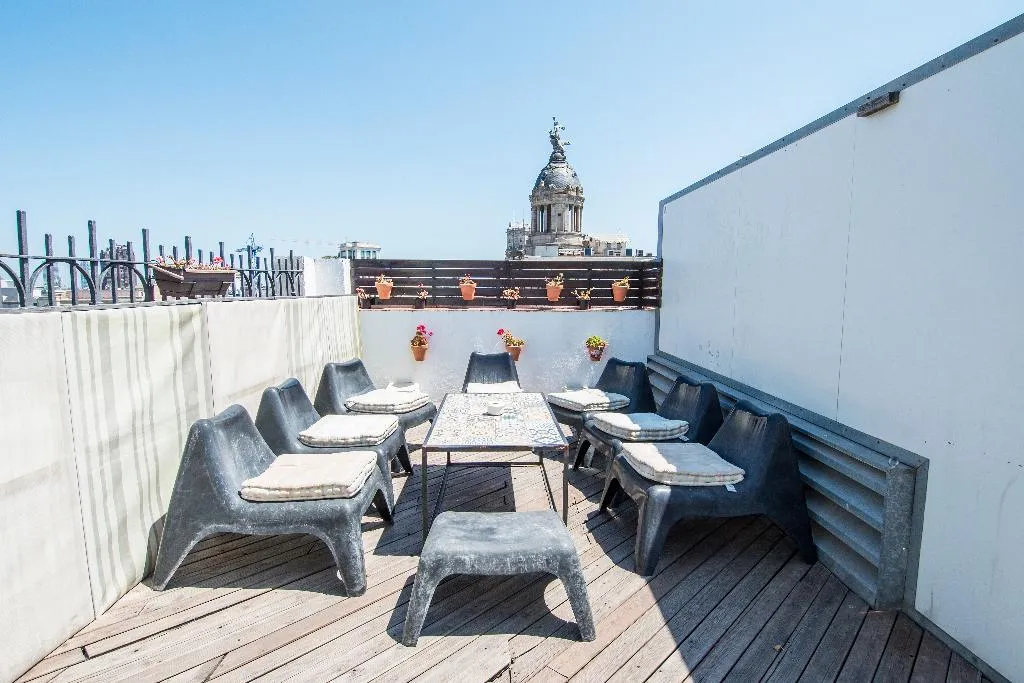 Terrace, Safestay Passeig de Gràcia, Barcelona