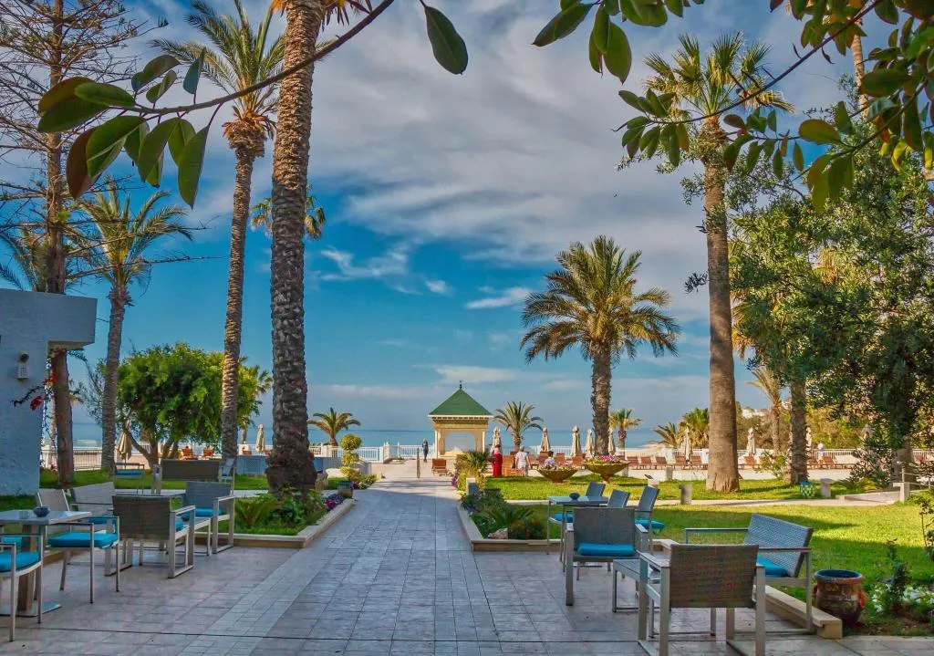 Terrace, Bel Azur Thalasso & Bungalows, Tunisia
