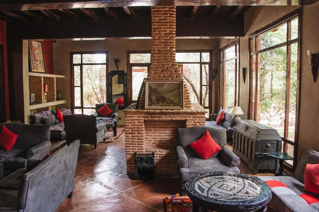 Lobby, Ksar Shama Atlas mountains, Marrakech