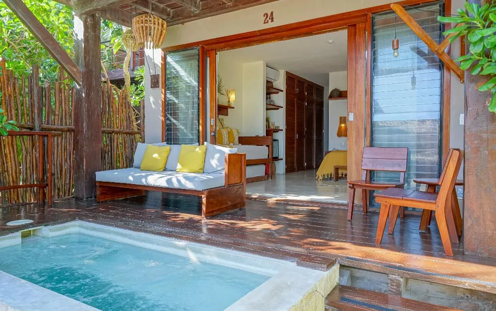 Room SEA VIEW WITH PRIVATE POOL Room, La Zebra Tulum, a Small Luxury Hotel, Cancun Area