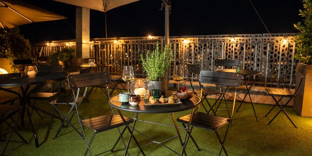 Terrace, Best Western Plus Globus Hotel, Rome