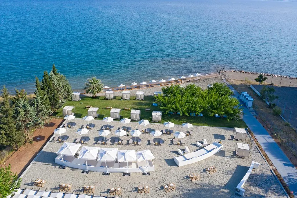 Beach, Zeus Eretria Resort, Athens