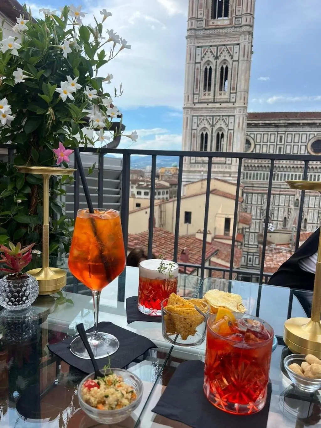 Terrace, Hotel De Lanzi, Florence