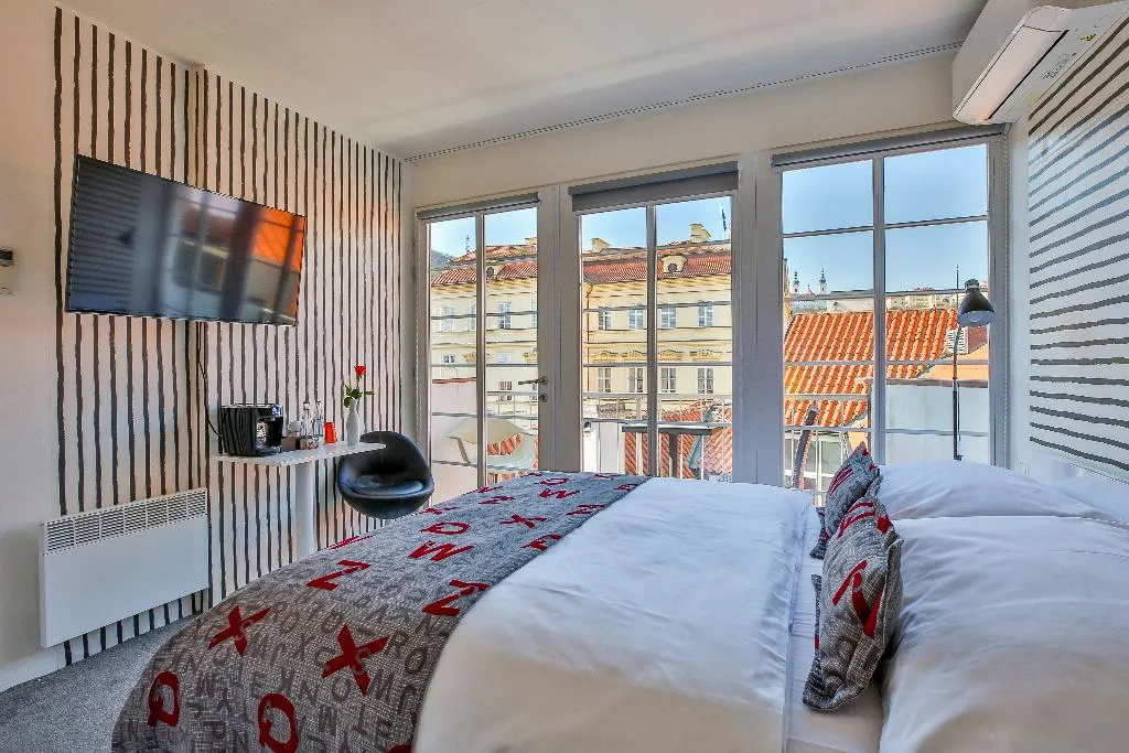 DOUBLE KING BED ONE BEDROOM  Room, LH Vintage Design Hotel Sax, Prague