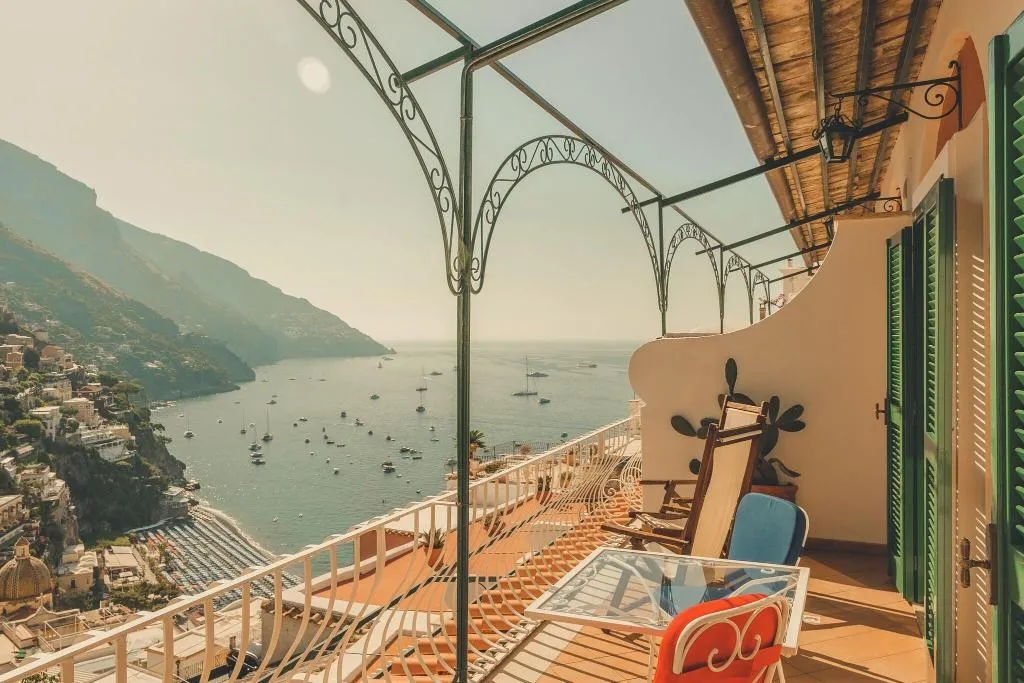 Terrace, Hotel Poseidon, Naples
