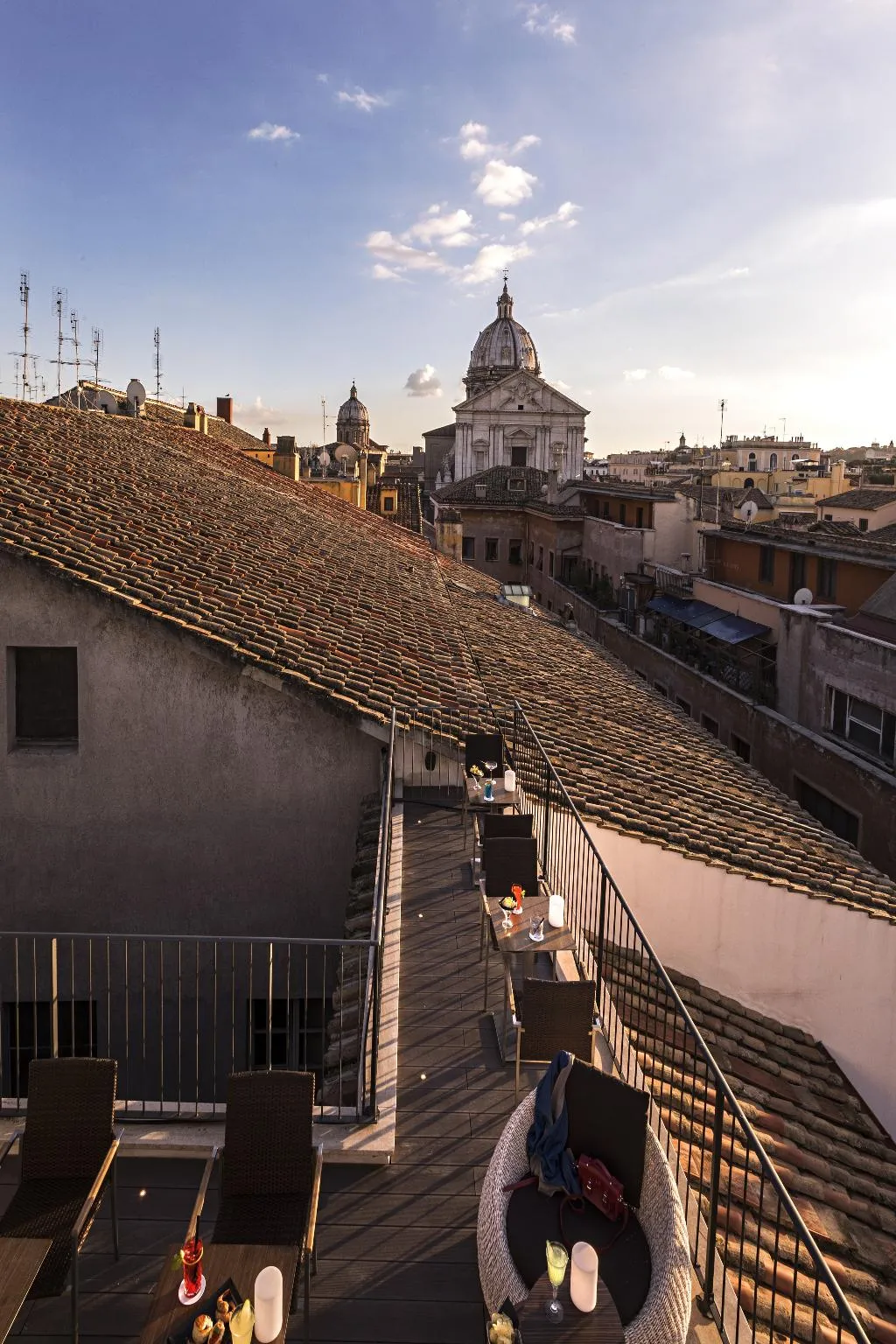 Terrace, Palazzo Navona, Rome