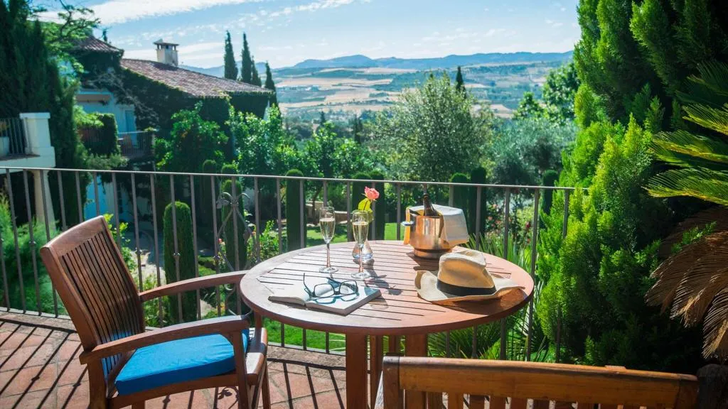 Terrace, Hotel La Fuente De La Higuera, Costa Del Sol