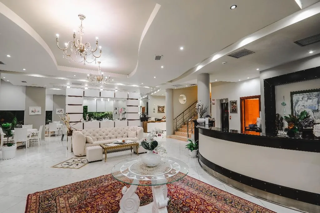 Lobby, Hotel Oasis, Southern Albania
