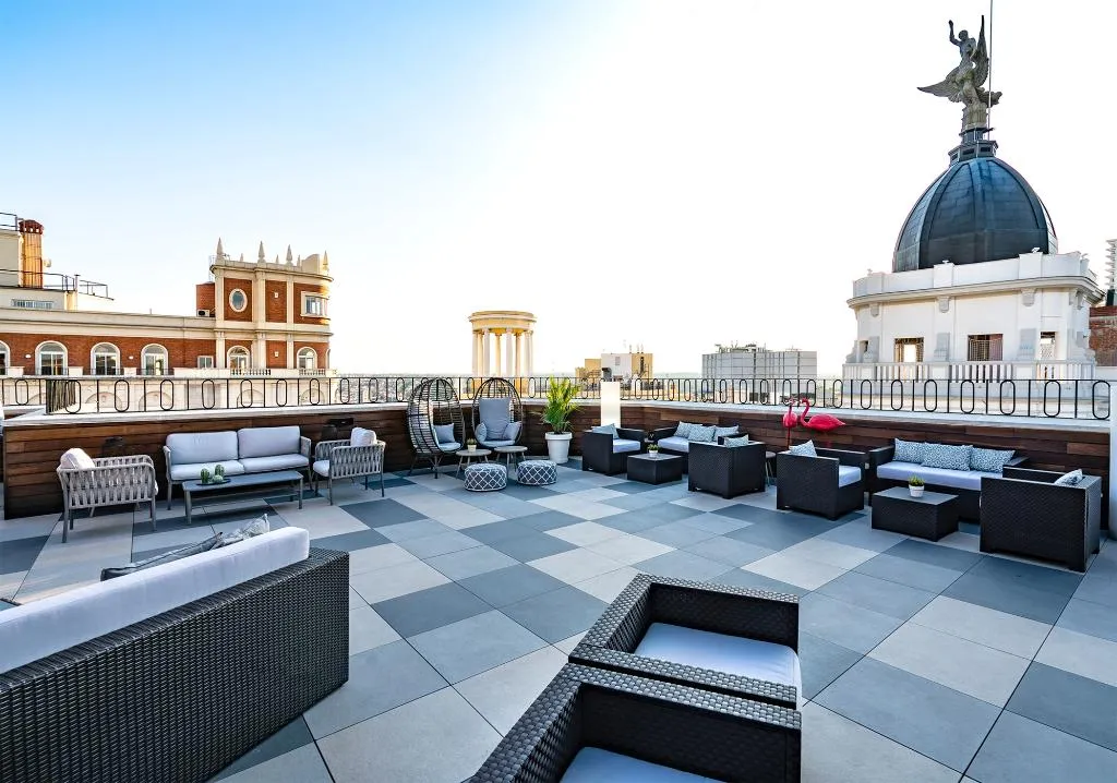 Terrace, Vincci Via 66, Madrid