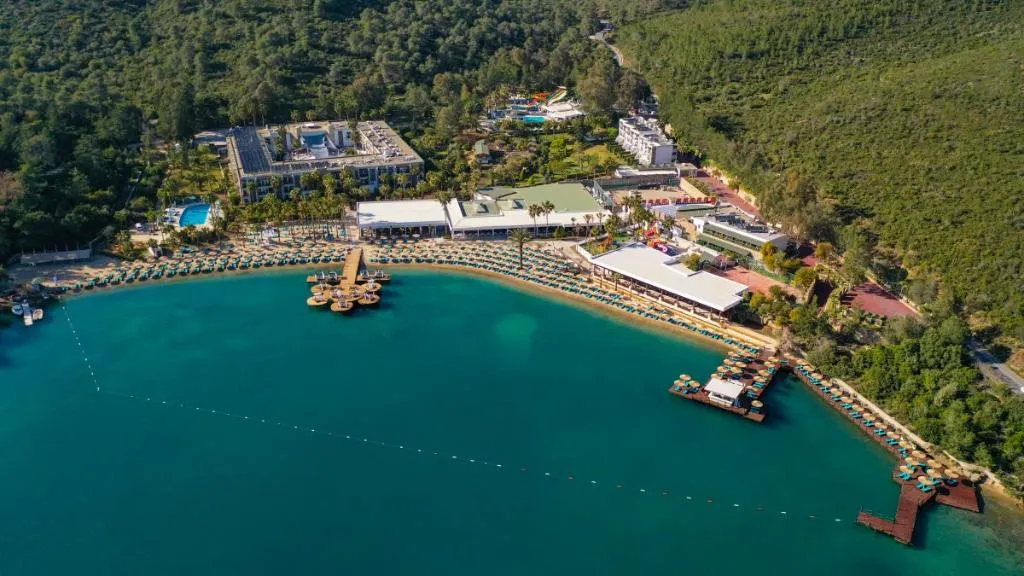 Beach, Green Bay Resort, Bodrum
