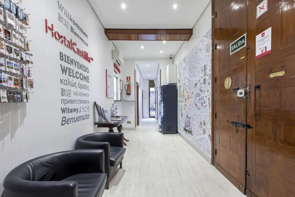 Lobby, Hostal Castilla I, Madrid