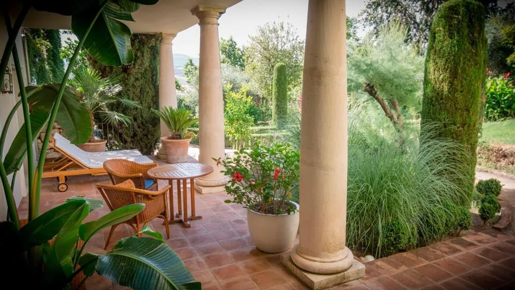 Terrace, Hotel La Fuente De La Higuera, Costa Del Sol
