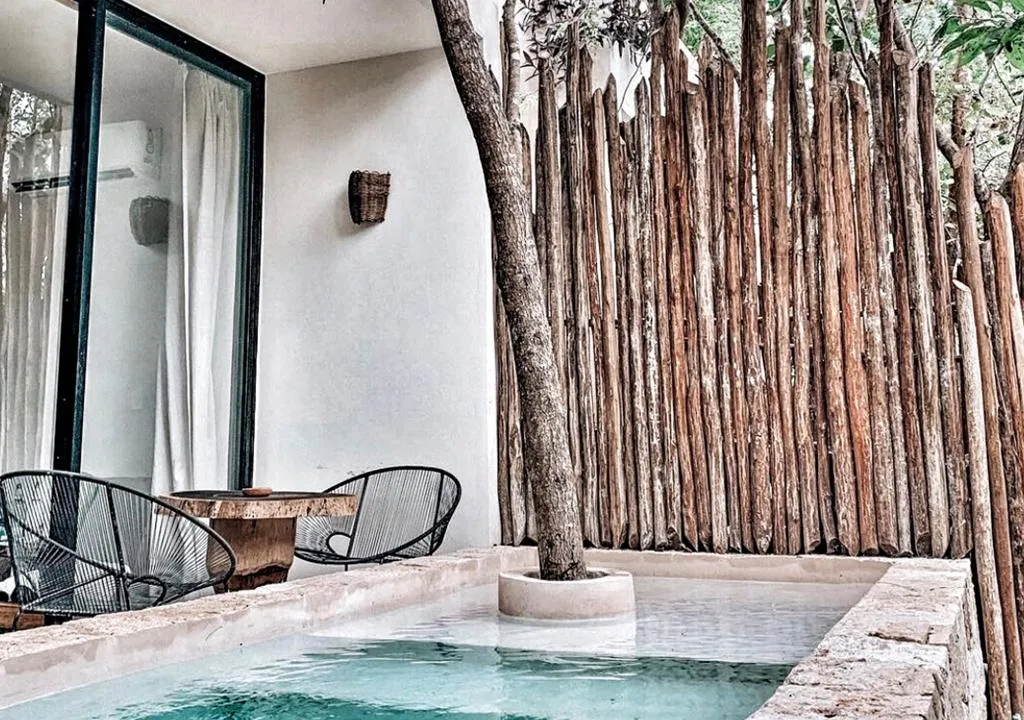 DOUBLE DELUXE WITH PRIVATE POOL Room, Una Vida Tulum, Cancun Area