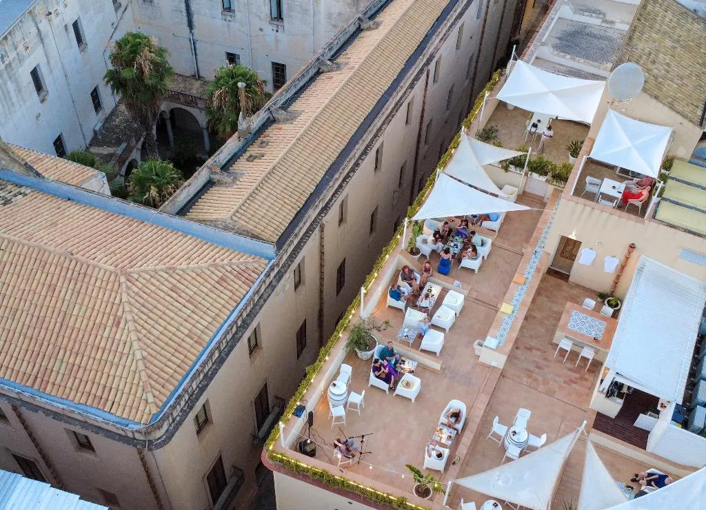 Terrace, Badia Nuova Apart Hotel, Palermo