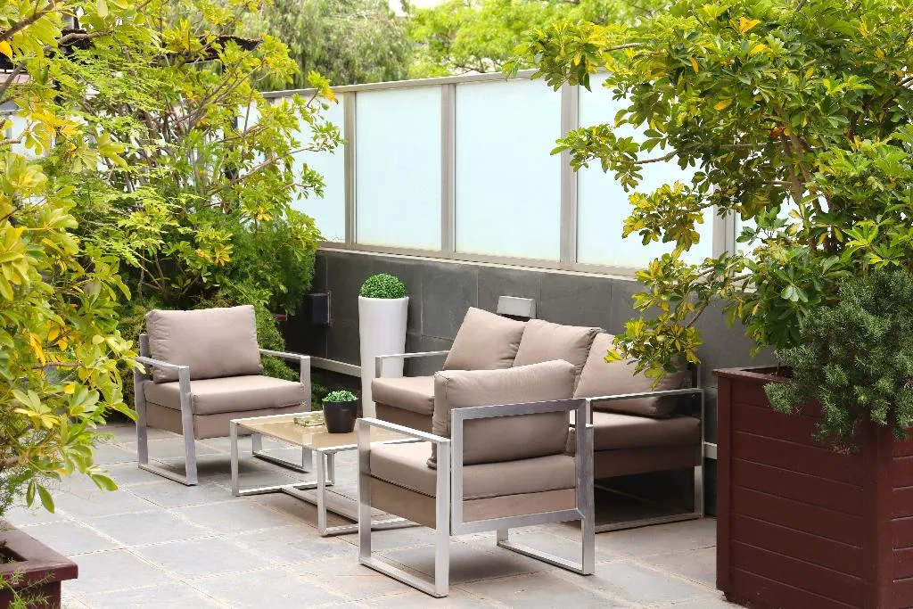 Terrace, Eurohotel Diagonal Port, Barcelona