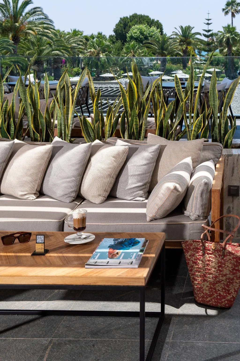 Terrace, Miramare Beach, Antalya
