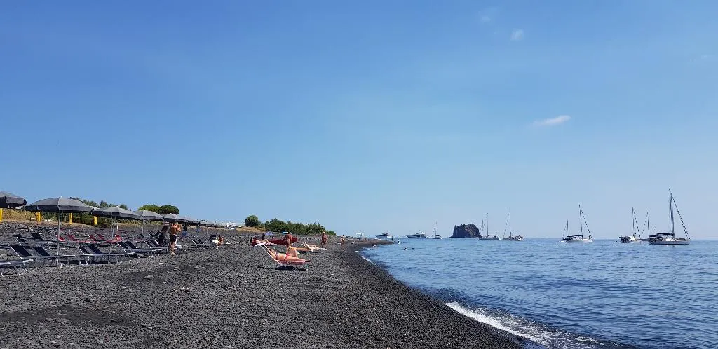 Beach, Hotel Ossidiana Stromboli, Palermo