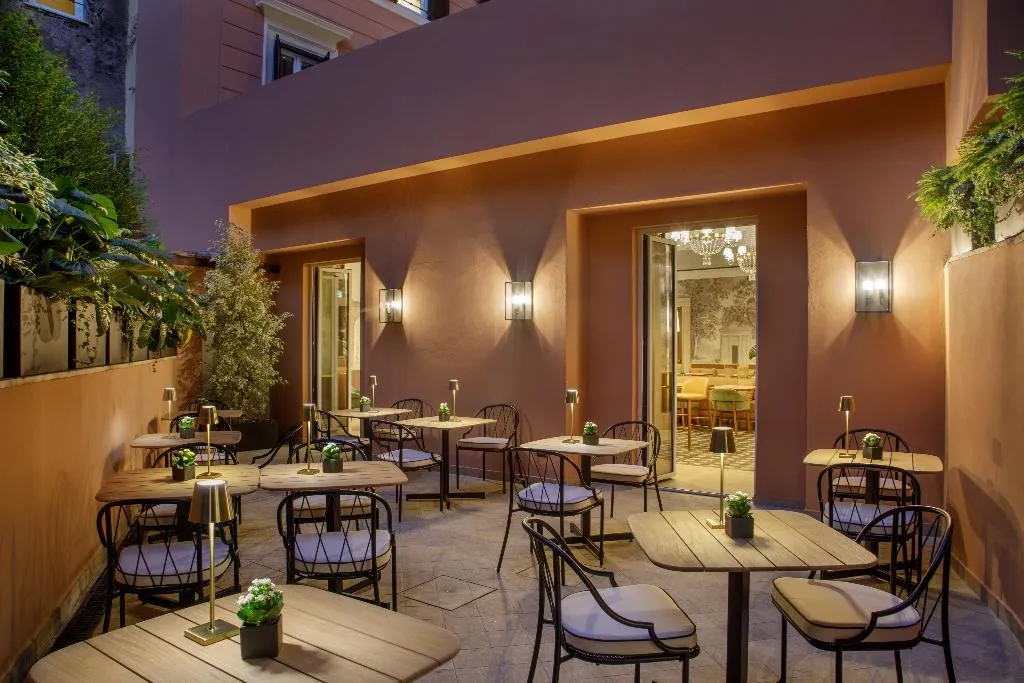 Terrace, Hotel Imperiale, Rome