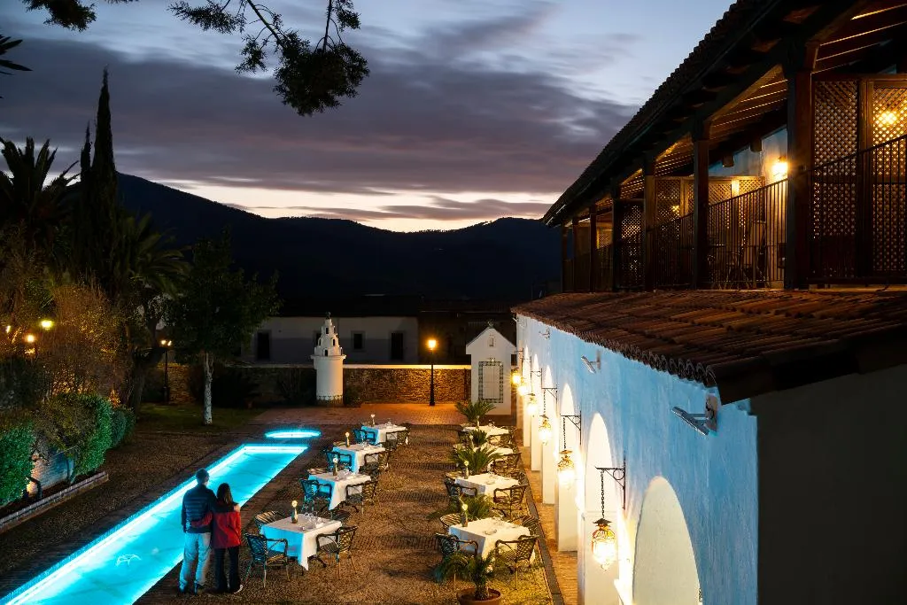 Terrace, Parador de Guadalupe, Madrid