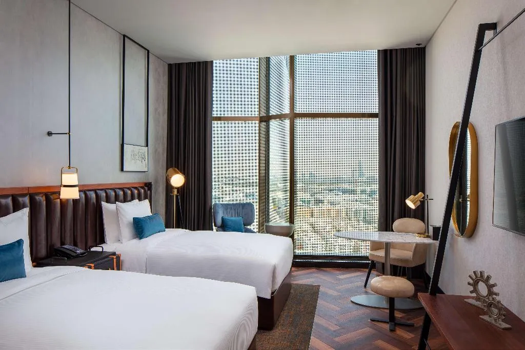TWIN GUEST ROOM Room, DoubleTree by Hilton Dubai M Square, Dubai