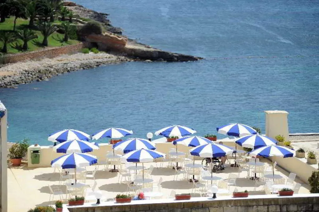 Terrace, Mellieha Bay Hotel, Malta